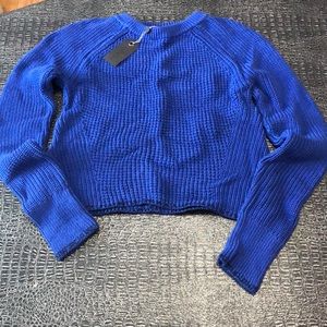 NWT New Rag and Bone Sweater size Large Royal Blue